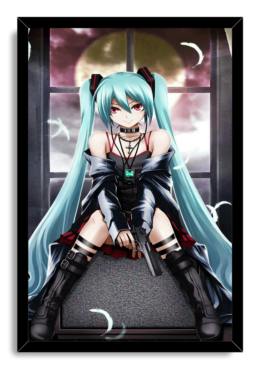 Hatsune Miku Decorative Painting (paper and canvas) art poster printing print