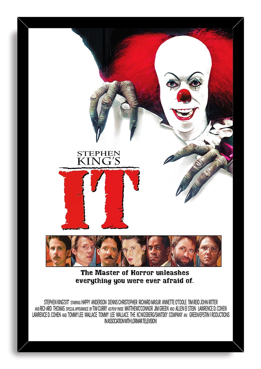 Stephen King's IT Pennywise Decorative Painting (paper and canvas) art poster printing print