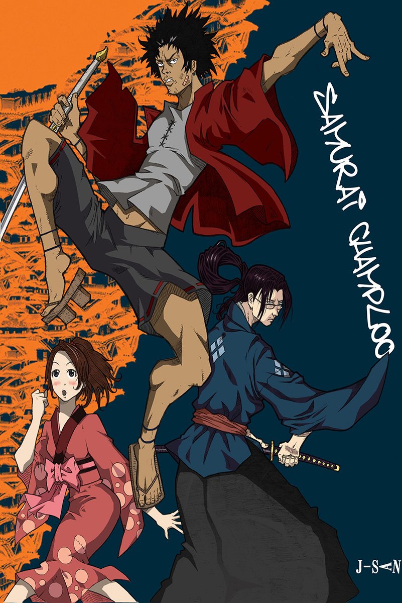 Samurai Champloo Decorative Painting (paper and canvas) art poster printing print