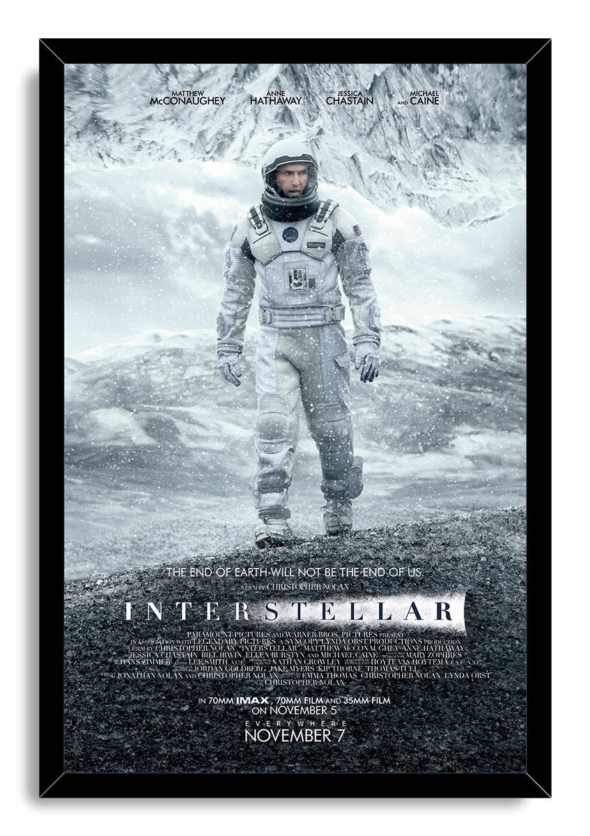 Interstellar Movie Decorative Painting (paper and canvas) art poster printing print