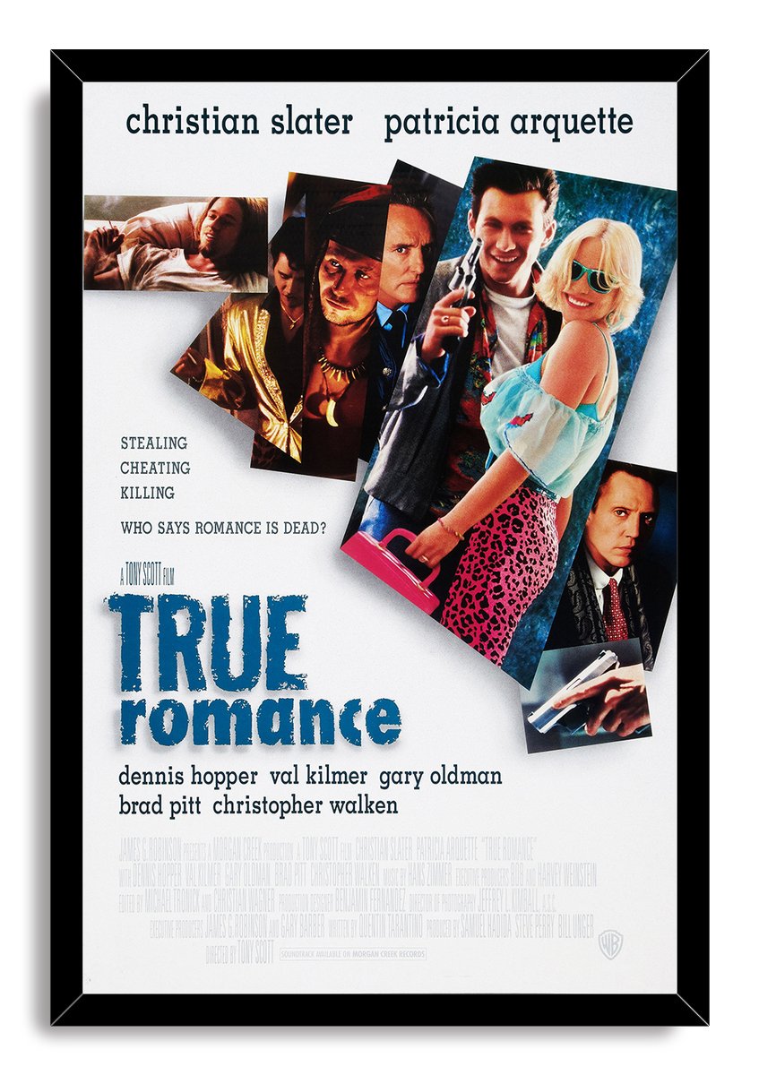 True Romance Movie Poster Decorative Painting (paper and canvas) art poster printing print