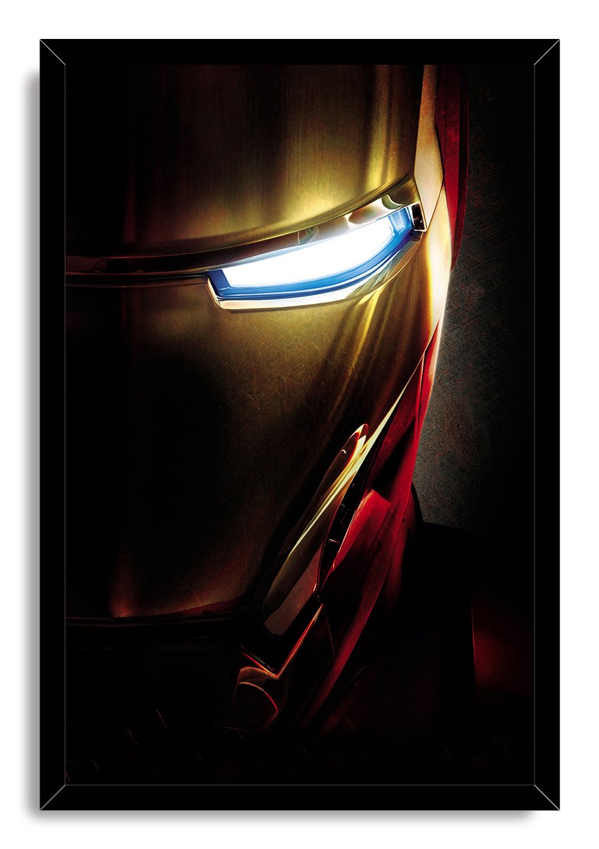 Iron Man Decorative Painting (paper and canvas) art poster printing print
