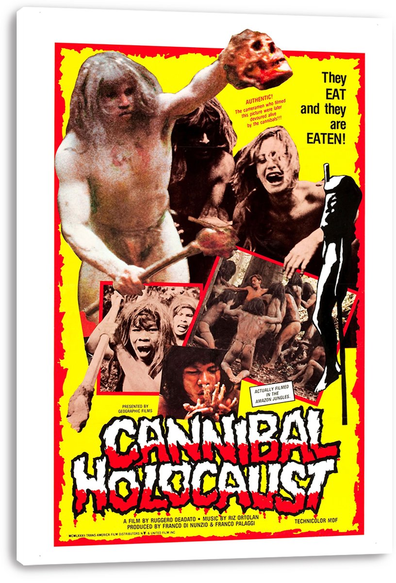 Cannibal Holocaust Movie Poster Decorative Painting (paper and canvas) art poster printing print