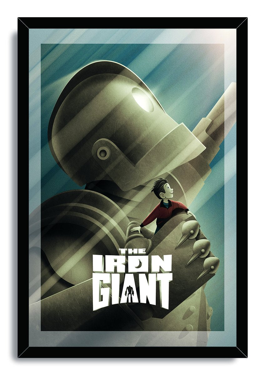 The Iron Giant & Hogarth Hughes Decorative Painting (paper and canvas) art poster printing print