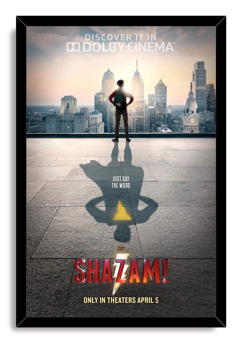 Shazam Superhero Movie Decorative Painting (paper and canvas) art poster printing print