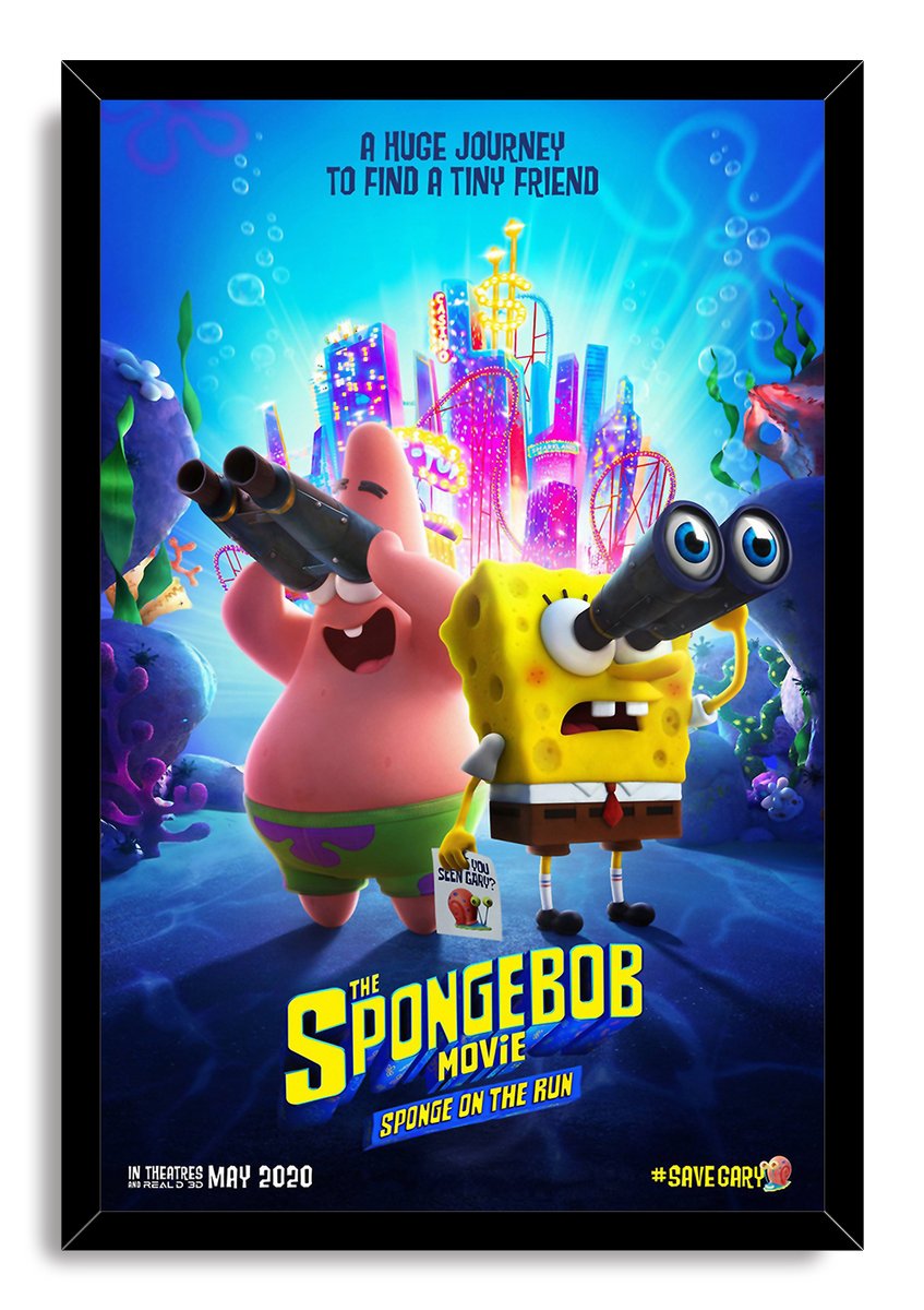 Spongebob and Patrick Adventure Decorative Painting (paper and canvas) art poster printing print