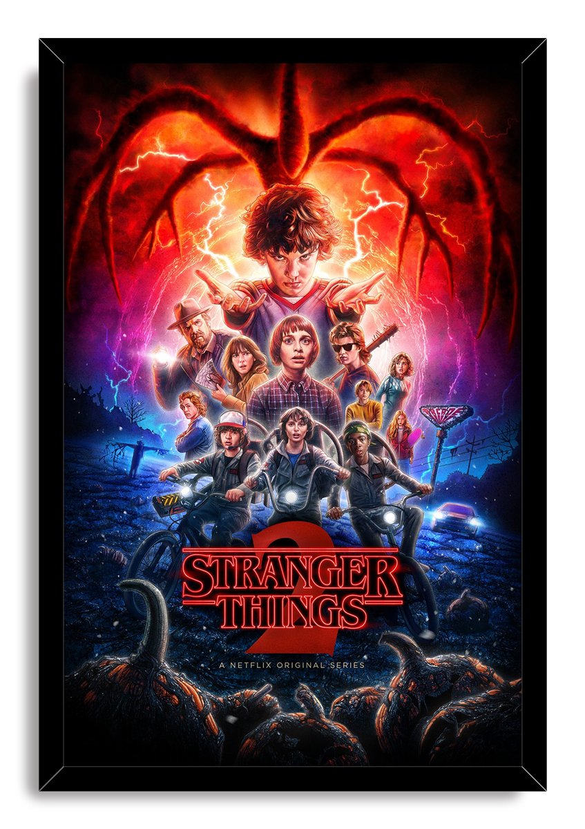 Stranger Things 2 Decorative Painting (paper and canvas) art poster printing print
