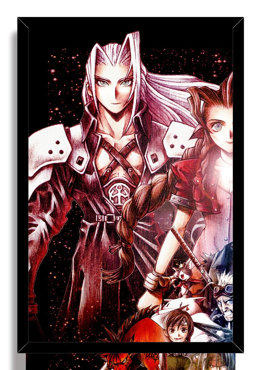 Final Fantasy VII Characters Iconic Art Decorative Painting (paper and canvas) art poster printing print