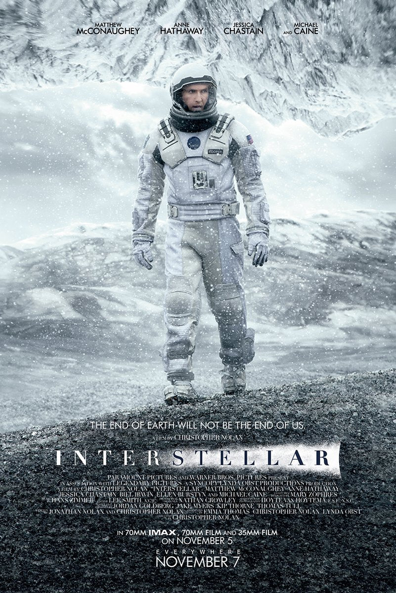 Interstellar Movie Decorative Painting (paper and canvas) art poster printing print