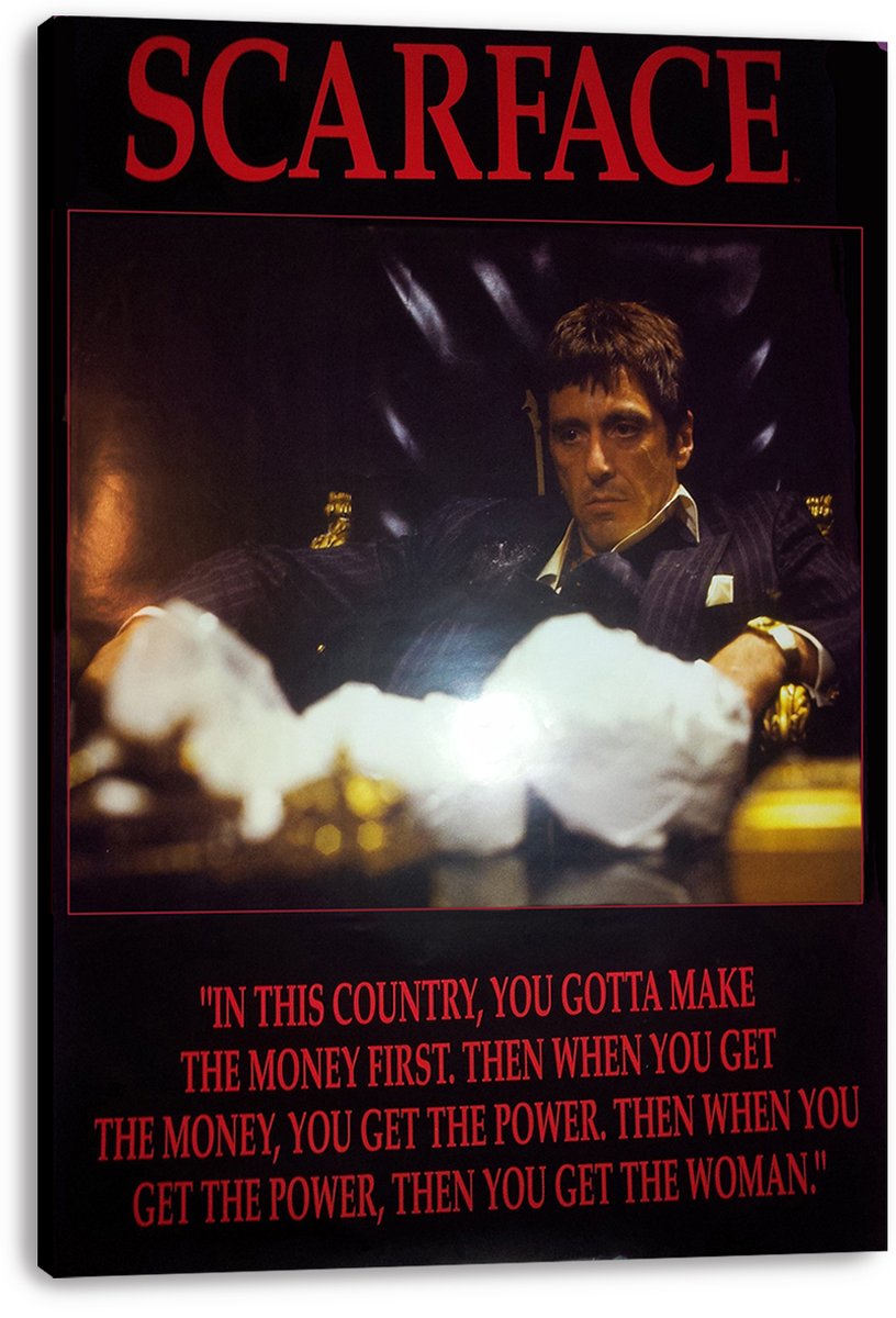 Scarface Tony Montana Decorative Painting (paper and canvas) art poster printing print