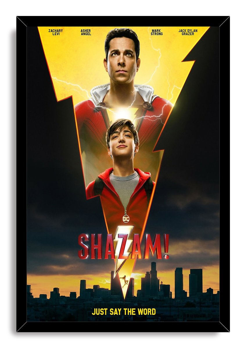 Shazam! Movie Decorative Painting (paper and canvas) art poster printing print