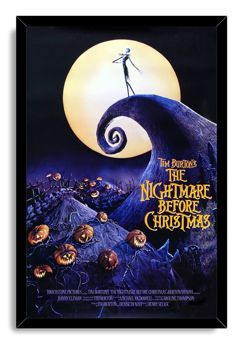 Jack Skellington The Nightmare Before Christmas Decorative Painting (paper and canvas) art poster printing print