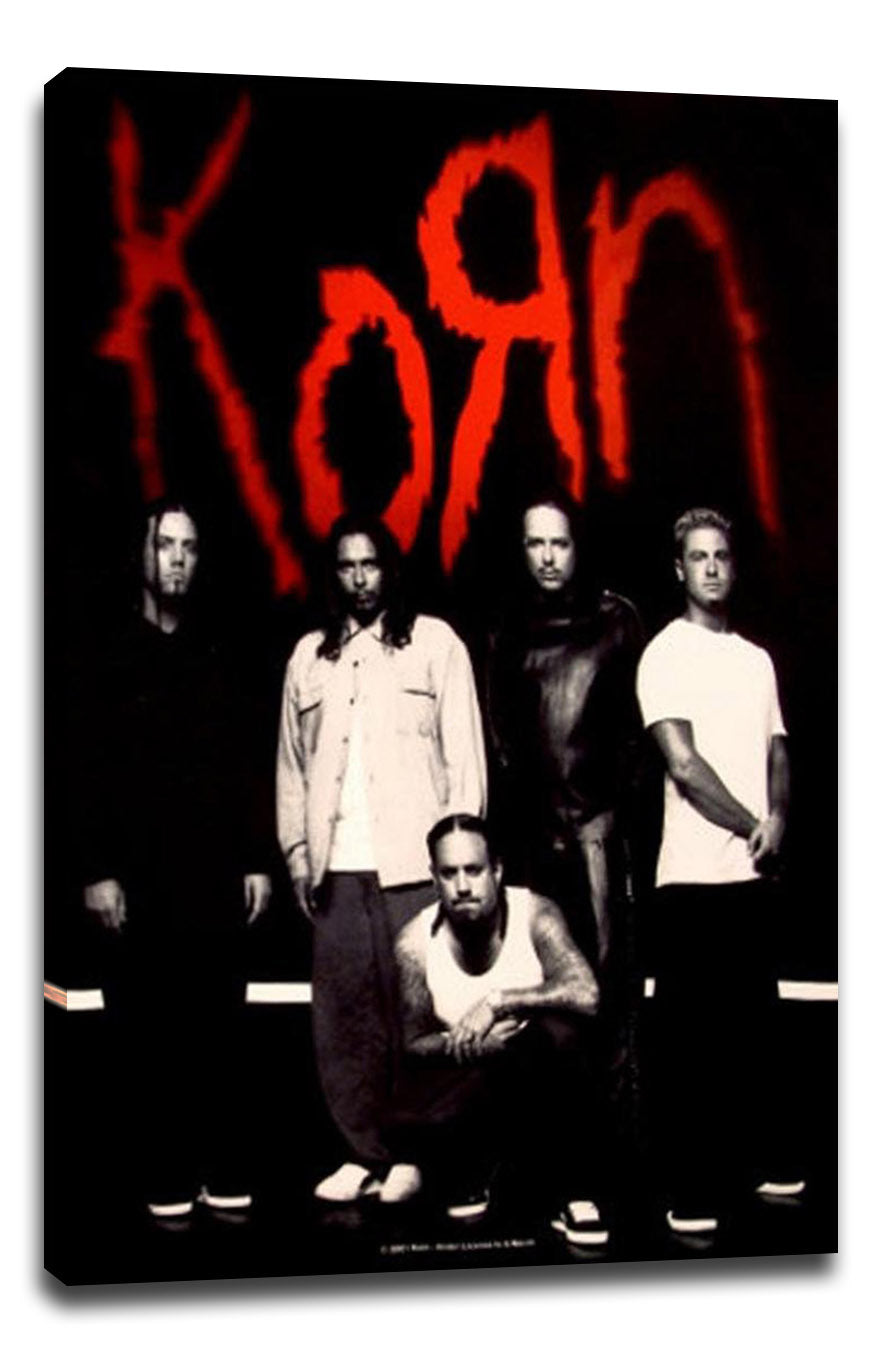 Korn Music (Paper and Canvas) Art Poster Printing Print