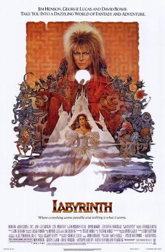 Labyrinth Movie (paper and canvas) art poster printing print