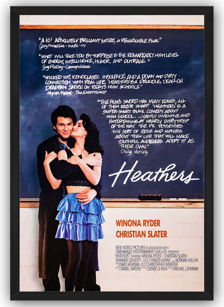 Heathers Movie (paper and canvas) art poster printing print
