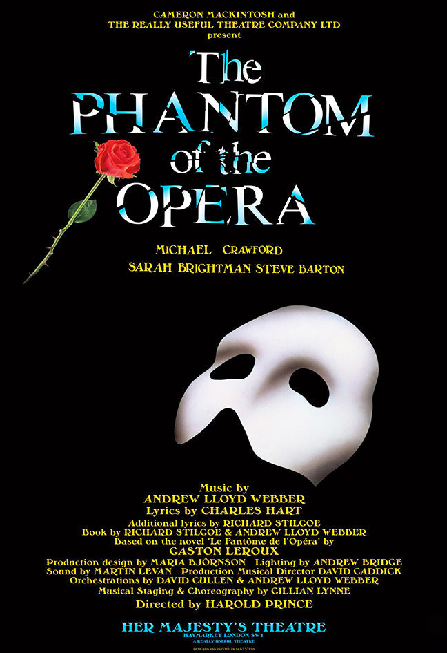 The Phantom of The Opera Movies(paper and canvas) art poster printing print