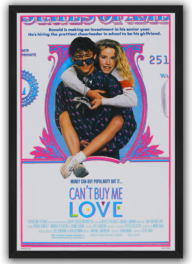 Can't Buy Me Love Movies(paper and canvas) art poster printing print