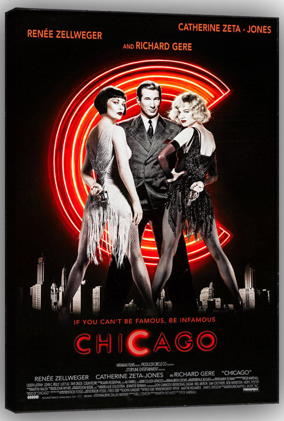 Chicago Movies(paper and canvas) art poster printing print