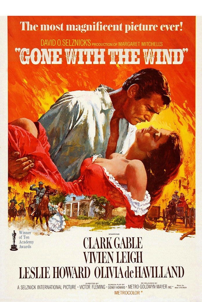 Gone with The Wind Movies(paper and canvas) art poster printing print