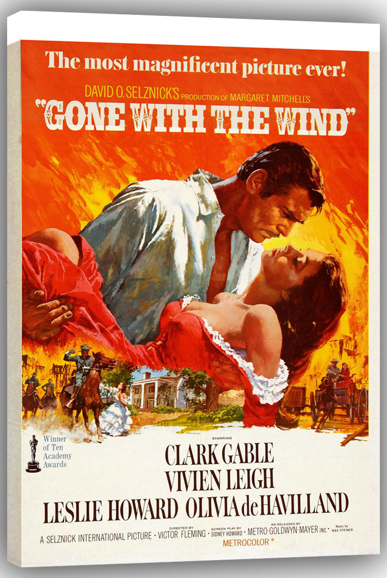 Gone with The Wind Movies(paper and canvas) art poster printing print