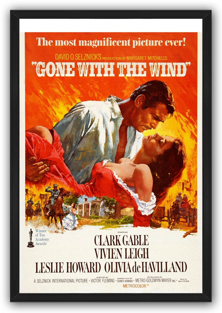 Gone with The Wind Movies(paper and canvas) art poster printing print