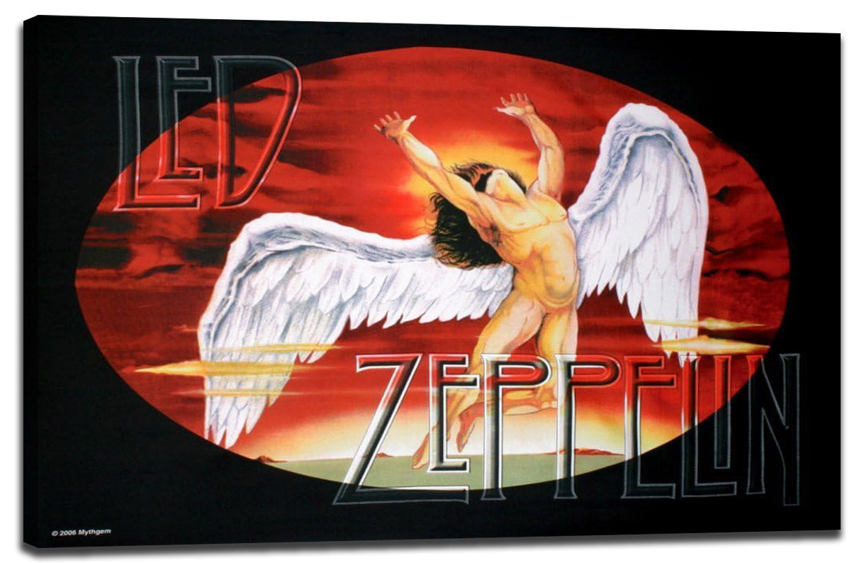 Led Zeppelin Music (Paper and Canvas) Art Poster Printing Print