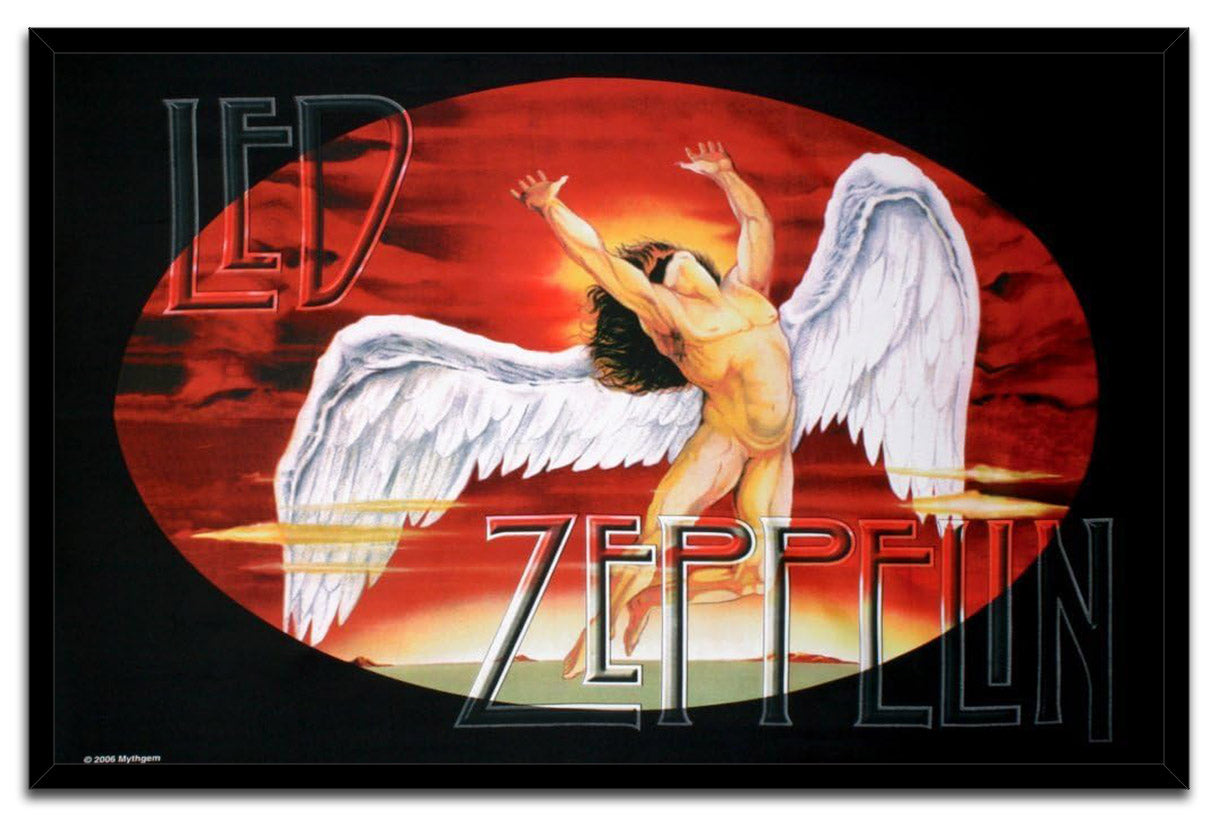Led Zeppelin Music (Paper and Canvas) Art Poster Printing Print