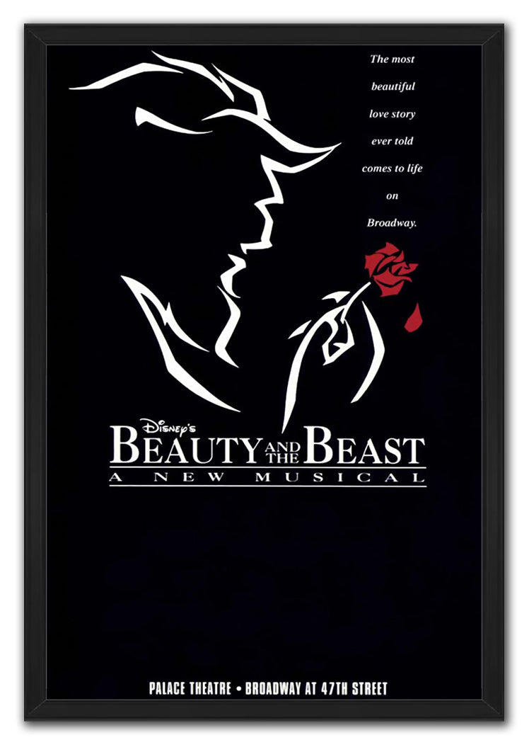 Beauty and The Beast Movies(paper and canvas) art poster printing print