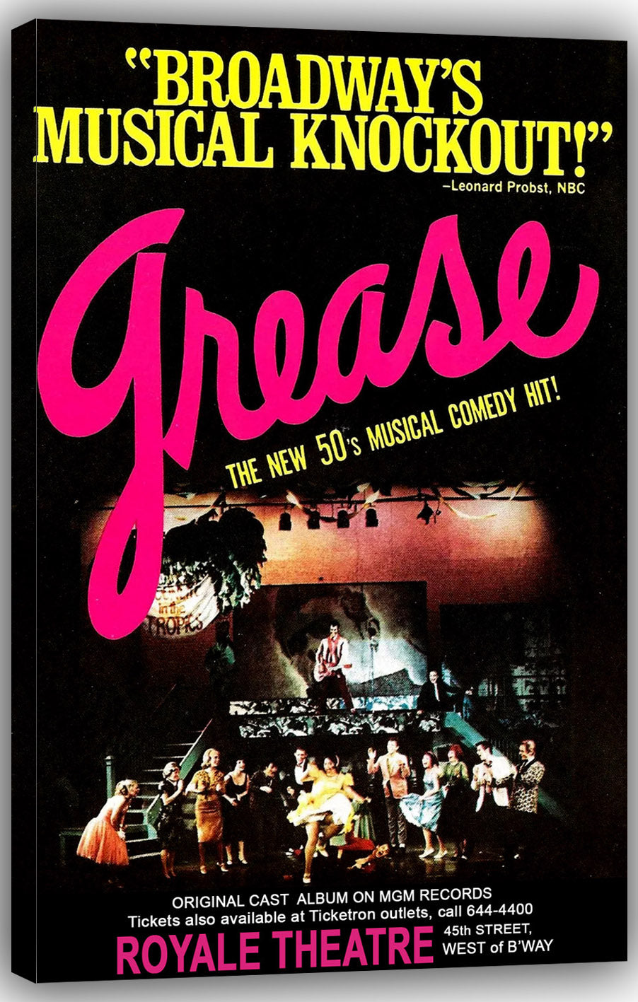 Grease Movies(paper and canvas) art poster printing print