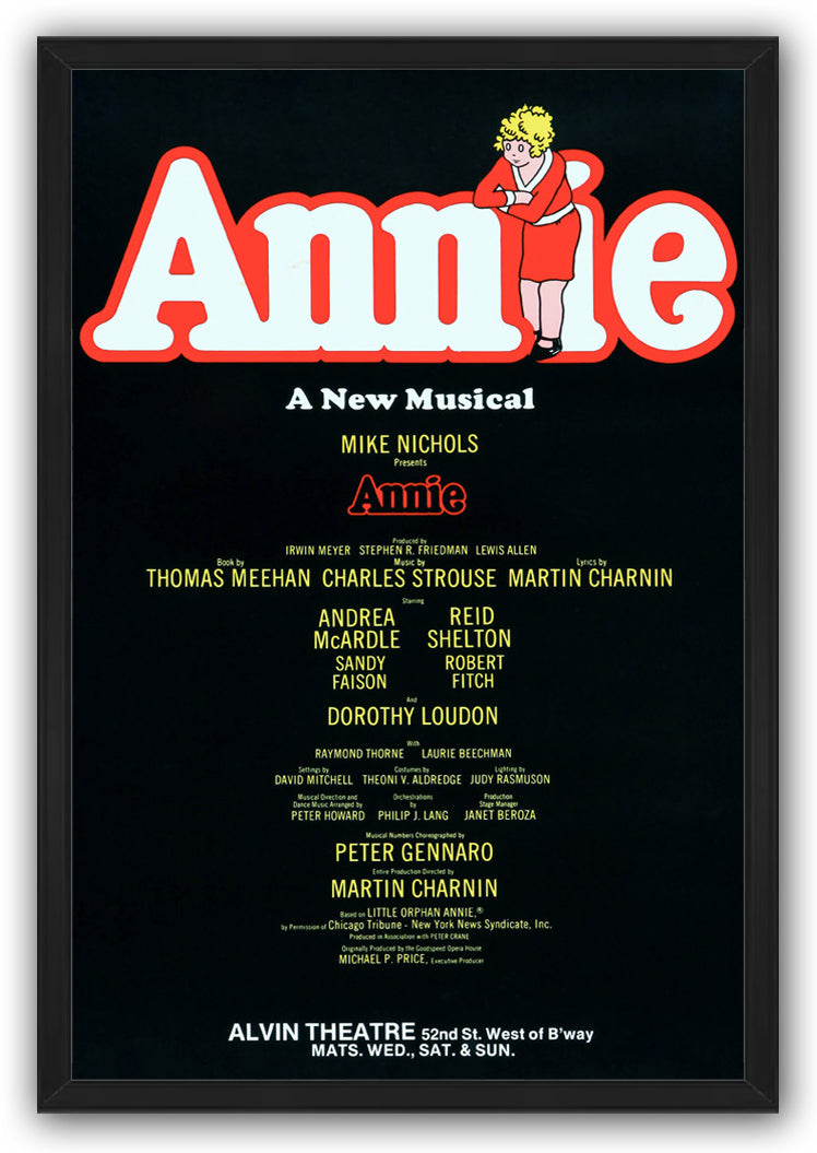 Annie Movies(paper and canvas) art poster printing print