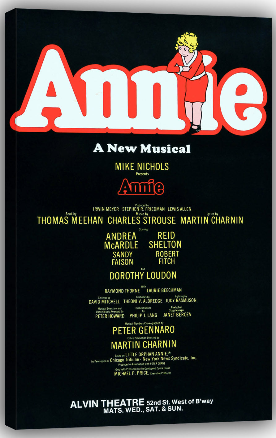 Annie Movies(paper and canvas) art poster printing print