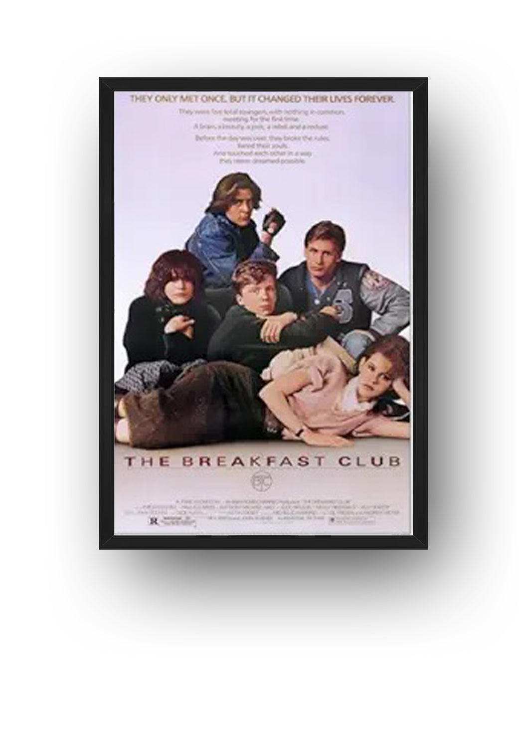 Breakfast Club, The (1985) Movie Poster (Paper and Canvas) Art Poster Printing Print