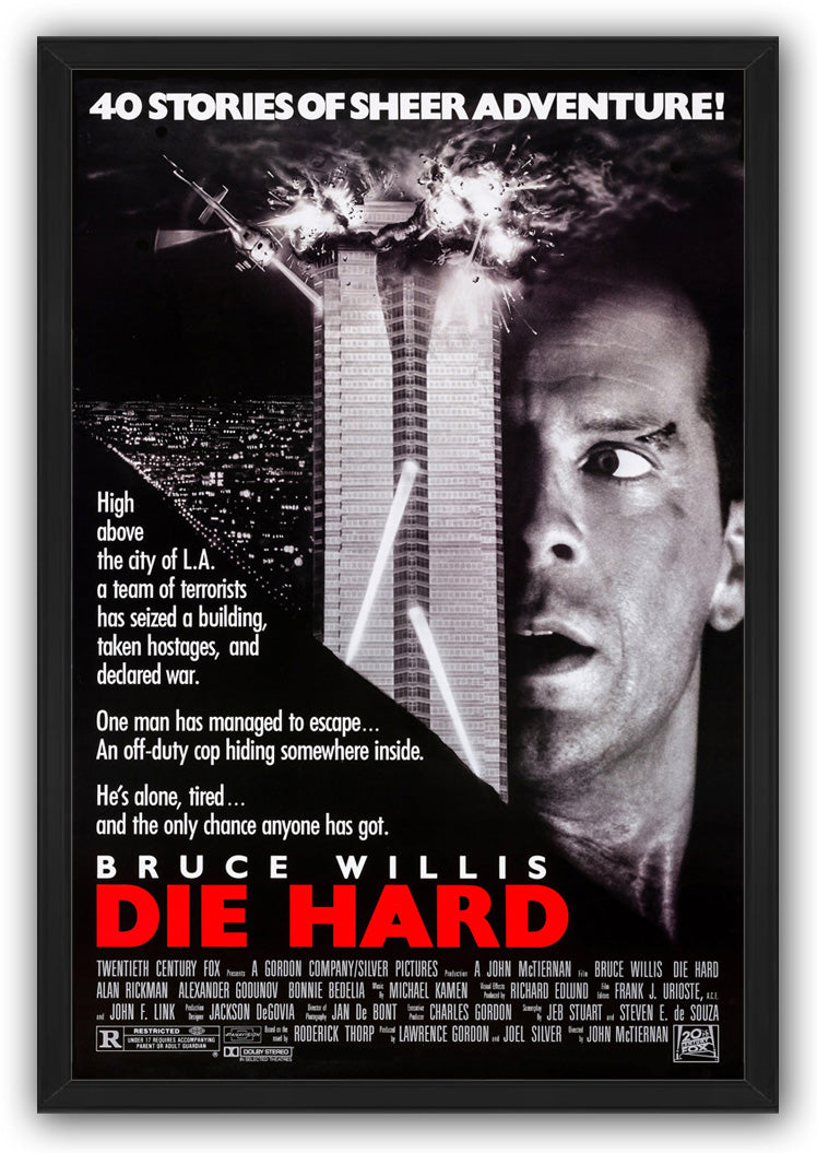 Die Hard Movies(paper and canvas) art poster printing print