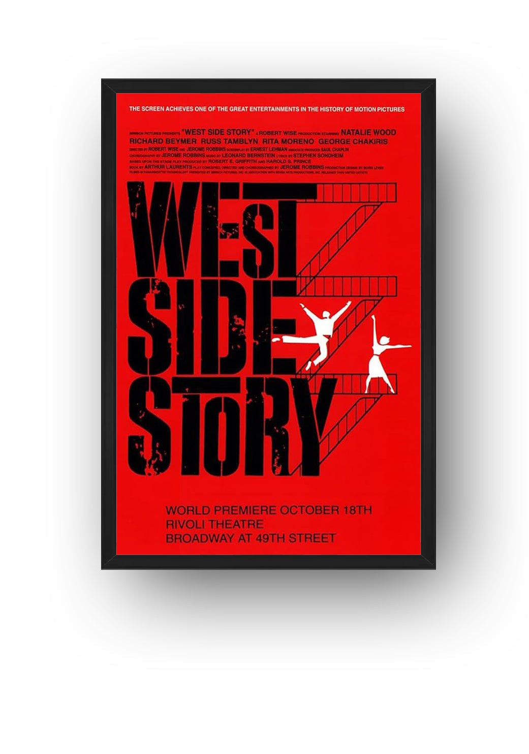 West Side Story Poster Broadway Theater Play (Paper and Canvas)Art Poster Printing Print