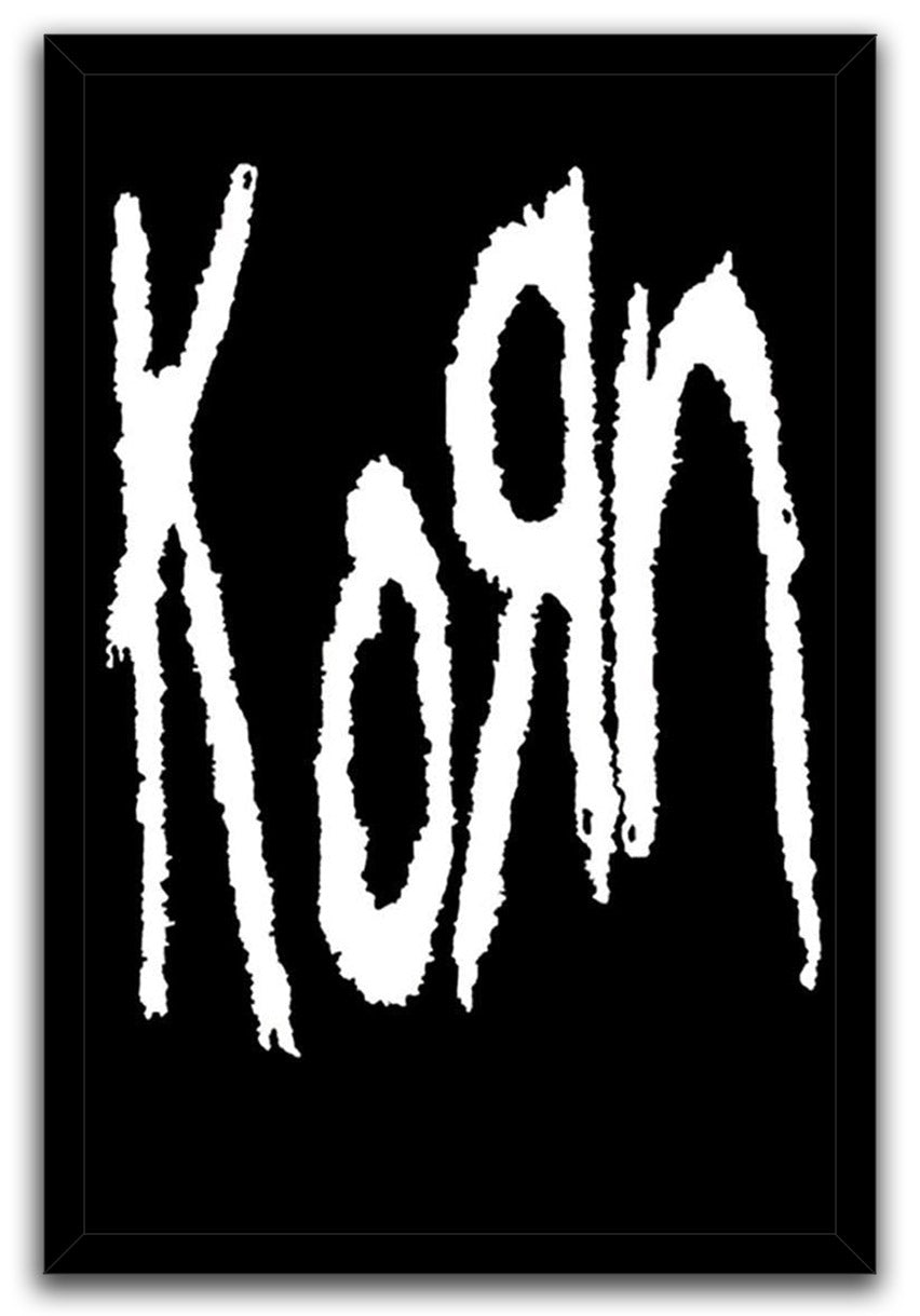 Korn Logo Music (Paper and Canvas) Art Poster Printing Print