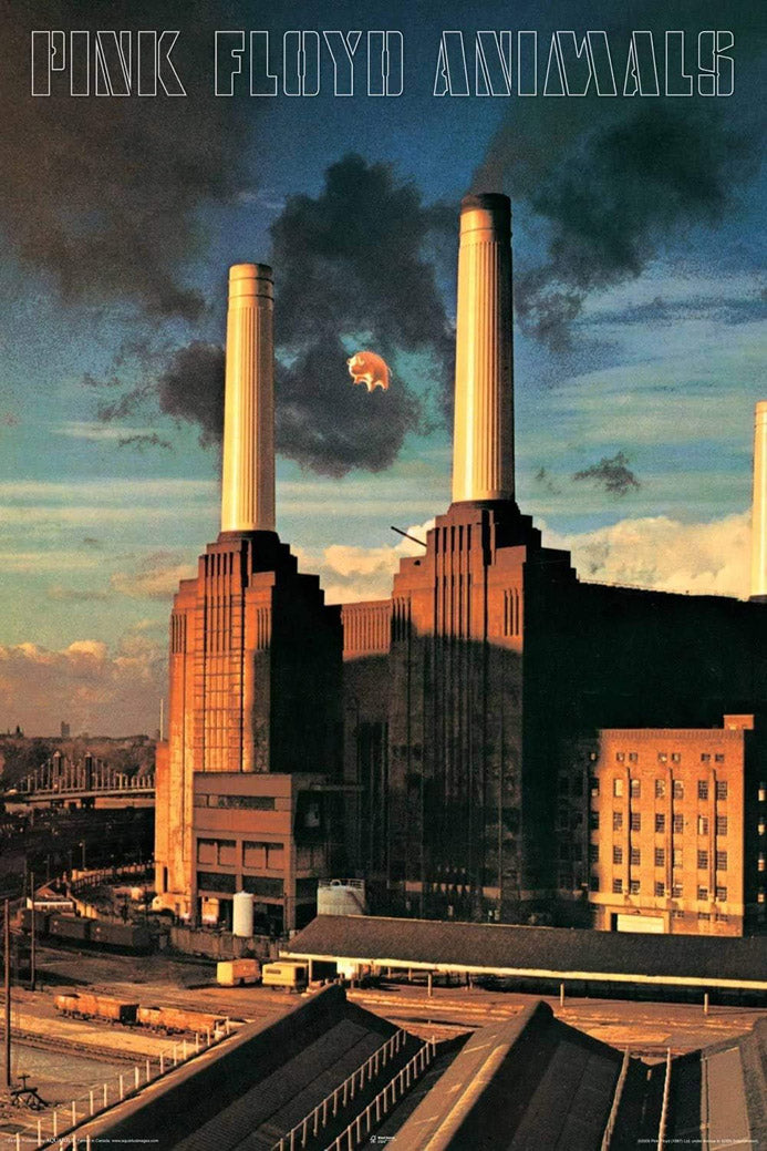 Pink Floyd Animals Music (Paper and Canvas) Art Poster Printing Print