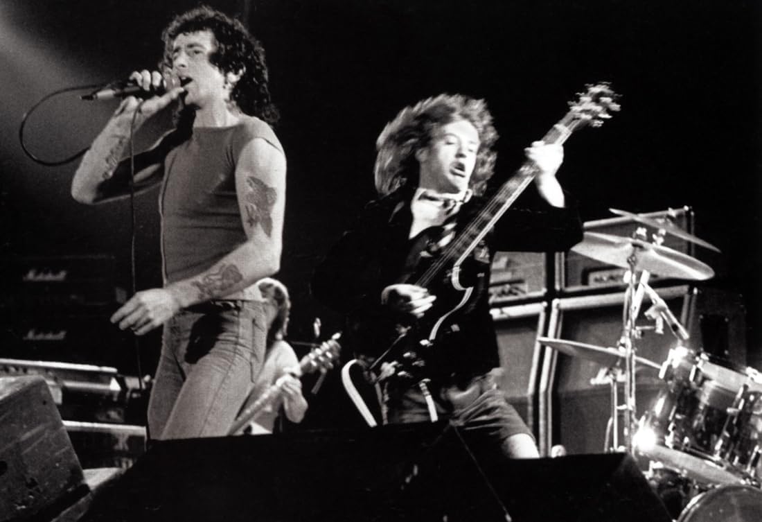 AC/DC Poster, Live in Concert, Rock Music Icons Music (Paper and Canvas) Art Poster Printing Print