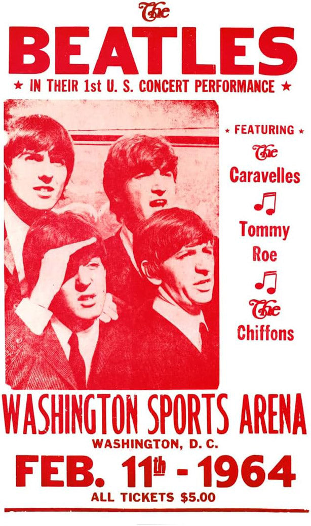 The Beatles Concert Music (Paper and Canvas) Art Poster Printing Print