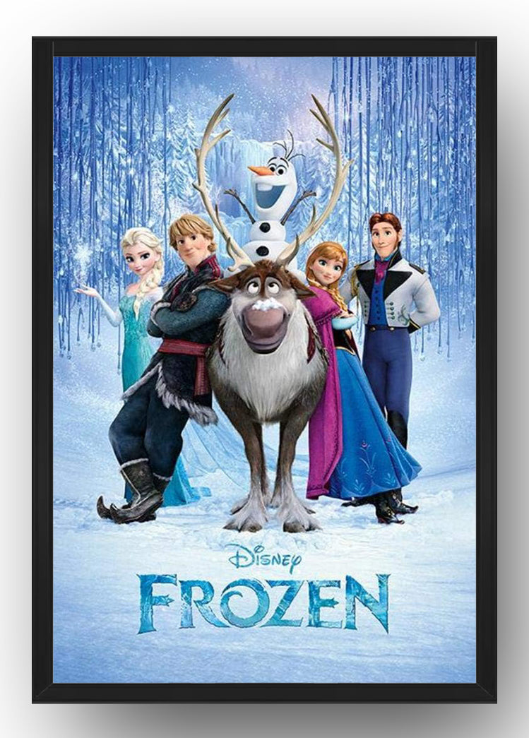 Frozen Teaser Movie Poster (Paper and Canvas) Art Poster Printing Print