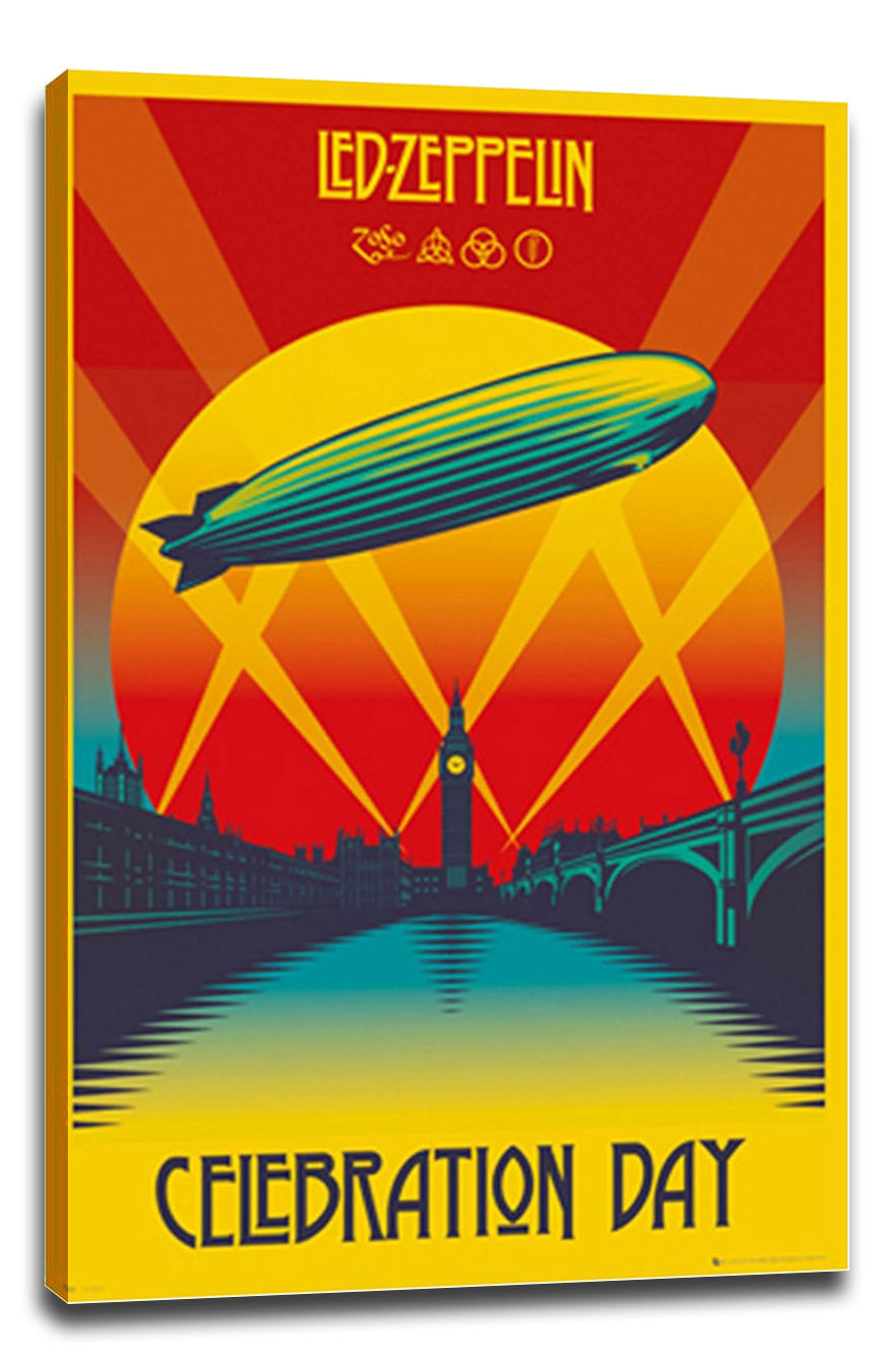 Led Zeppelin Celebration Day Music (Paper and Canvas) Art Poster Printing Print