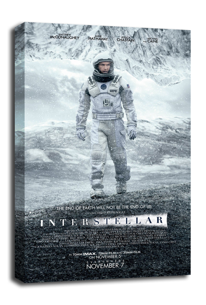 JIONK Interstellar Movie Poster (Paper and Canvas) Art Poster Printing Print