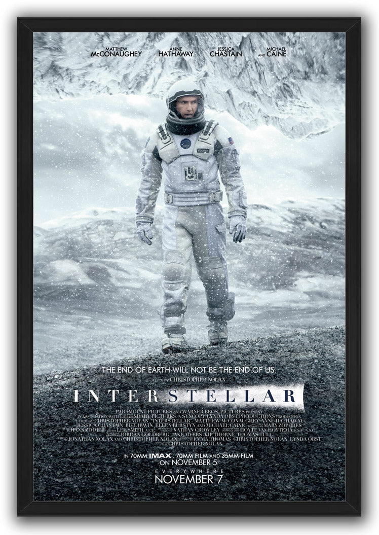 JIONK Interstellar Movie Poster (Paper and Canvas) Art Poster Printing Print