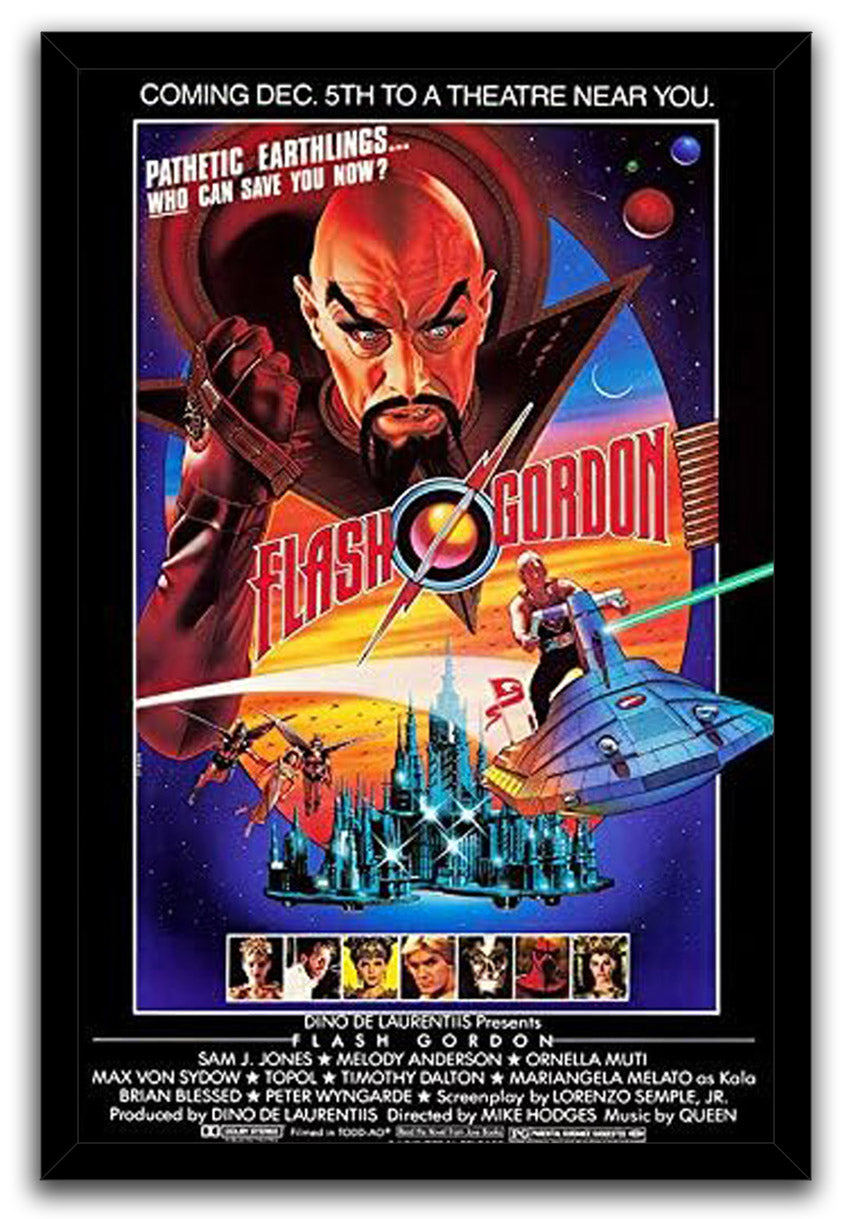 Flash Gordon 1980 Movie (Paper and Canvas) Art Poster Printing Print B0CM3C2K2S
