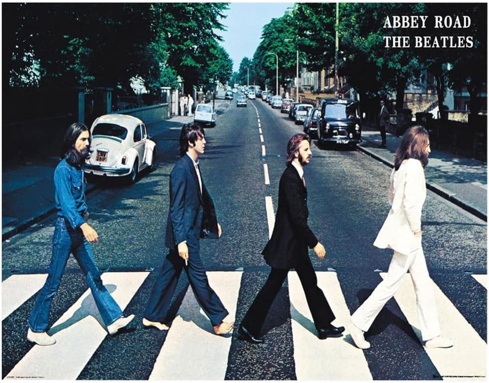 Beatles-Abbey Road Wall Music (Paper and Canvas) Art Poster Printing Print