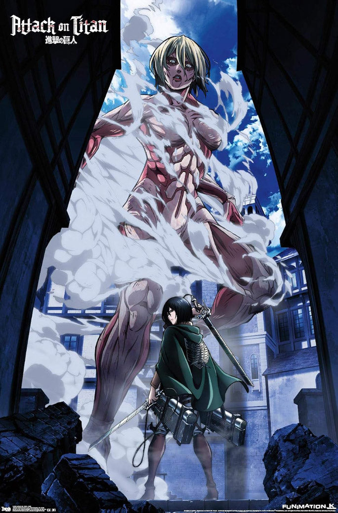 Attack on Titan Anime (Paper and Canvas) Art Poster Printing Print