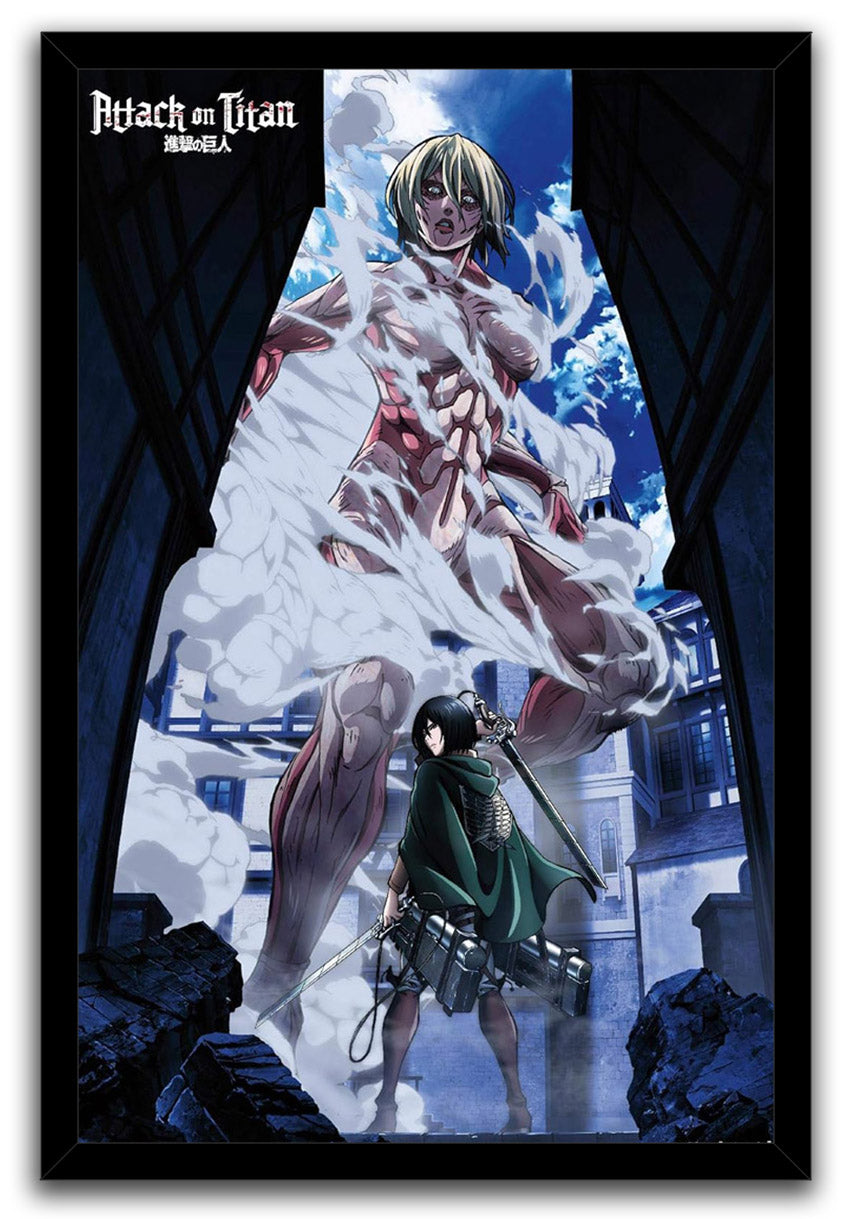 Attack on Titan Anime (Paper and Canvas) Art Poster Printing Print