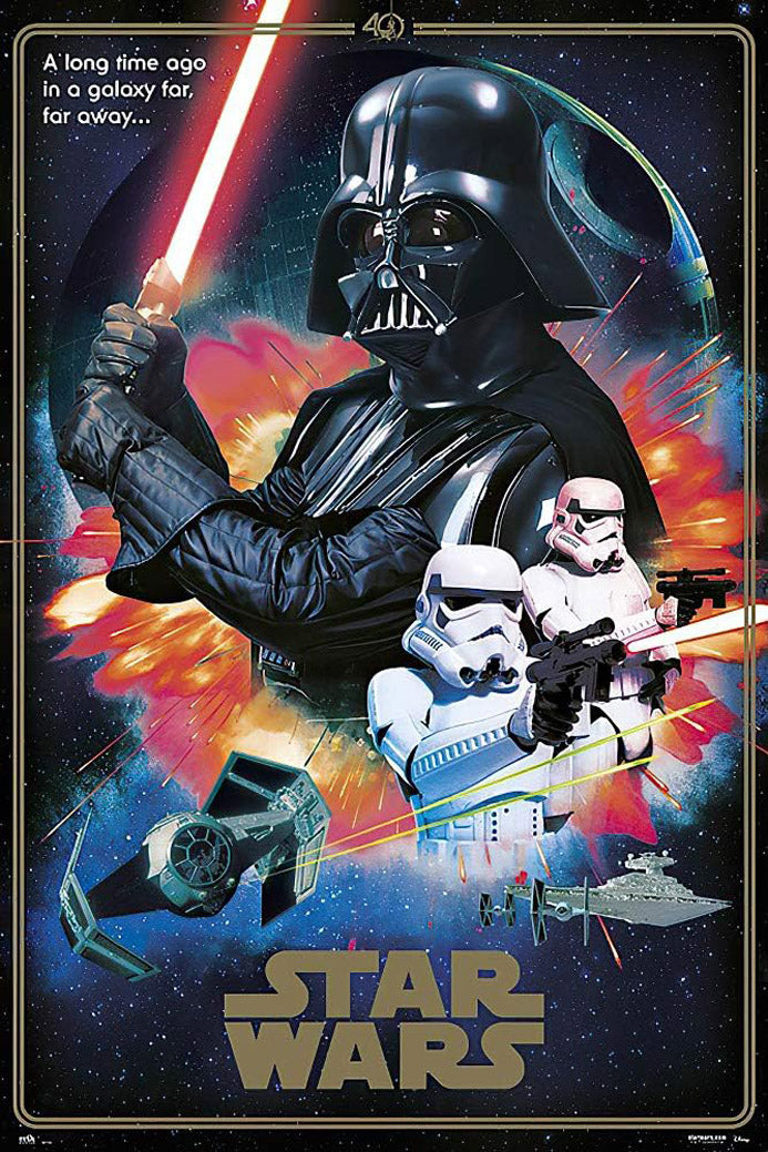 Star Wars Episode IV - A New Hope - Movie-(Paper and Canvas) Art Poster Printing Print