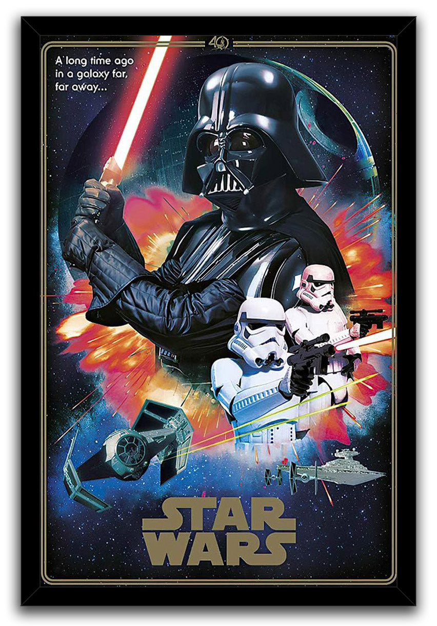 Star Wars Episode IV - A New Hope - Movie-(Paper and Canvas) Art Poster Printing Print