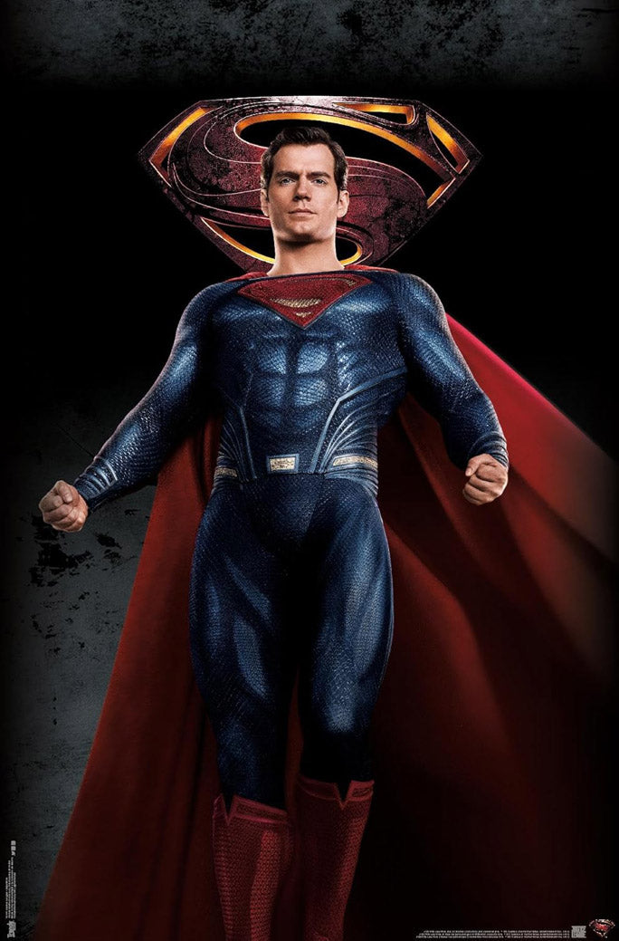 DC Comics Movie - Justice League - Superman Movie (Paper and Canvas) Art Poster Printing Print
