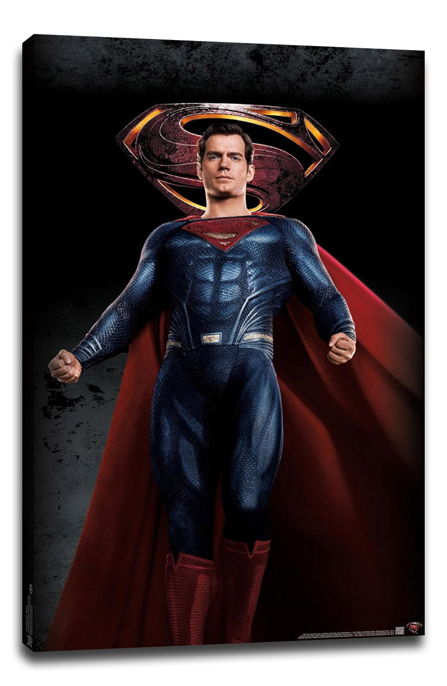 DC Comics Movie - Justice League - Superman Movie (Paper and Canvas) Art Poster Printing Print